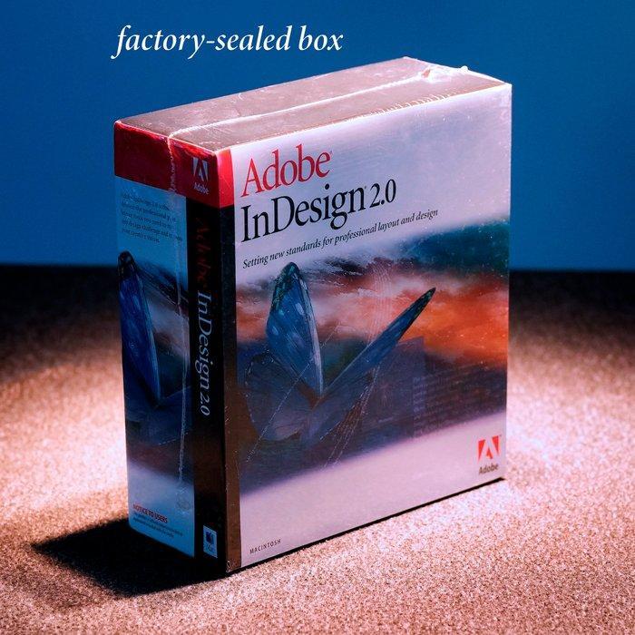 Apple Adobe InDesign 2.0 for Macintosh — SEALED Software Box, Spelcomputers en Games, Spelcomputers | Overige Accessoires