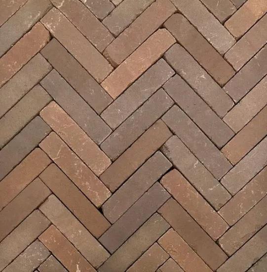 Gebakken dikformaat London getrommeld, Tuin en Terras, Tegels en Klinkers, 10 m² of meer, Nieuw, Keramiek, Klinkers, Ophalen of Verzenden