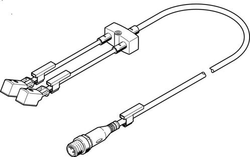 Festo Y-Distributor Met Kabels Aan Beide Einden 5m/0.3m 1A, Doe-het-zelf en Verbouw, Overige Doe-het-zelf en Verbouw, Nieuw, Verzenden