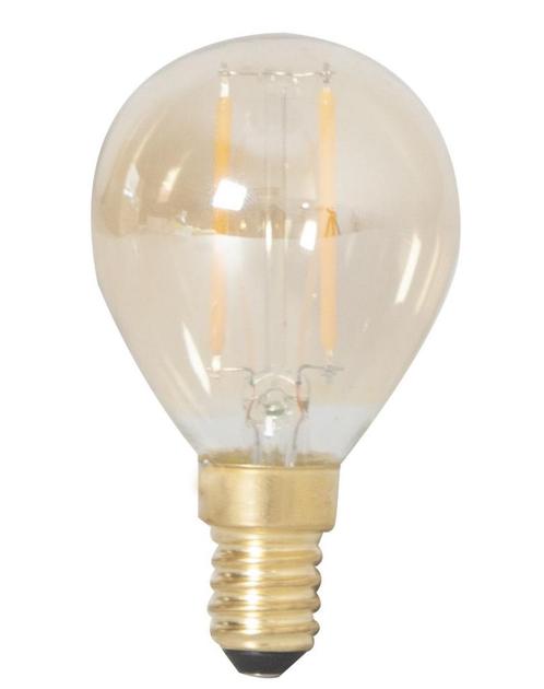 OP=OP Calex LED kogellamp E14 2W 136lm 2100K Goud Niet-Di..., Huis en Inrichting, Lampen | Overige, Nieuw, Ophalen of Verzenden