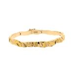 Gouden Lapponia armband; Scintilla | 18 cm (solide armband), Ophalen of Verzenden, Gebruikt, Overige kleuren, Goud