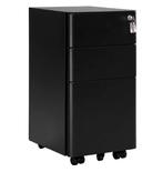 Mobiele Metalen Archiefkast met Slot – 3 Lades, 30x60x45 cm, Verzenden, Nieuw in verpakking