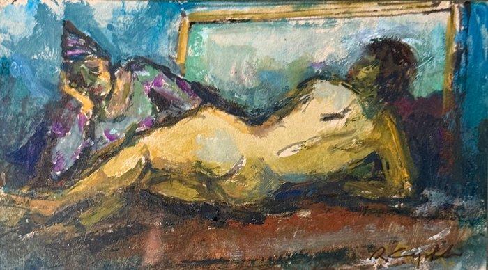 Rubens Capaldo (1908-1998) - La musa, Antiek en Kunst, Kunst | Schilderijen | Klassiek