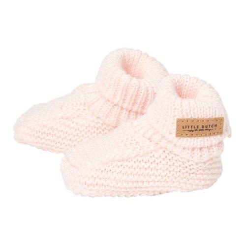Little Dutch gebreide babyslofjes Pink - 2 (6-12 mnd), Kinderen en Baby's, Kinderkleding | Schoenen en Sokken, Verzenden