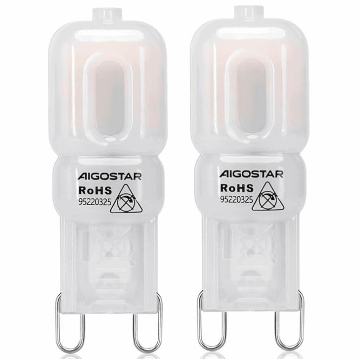 G9 steeklampje 2 stuks - LED 2W~170Lm=18W traditionele verli, Huis en Inrichting, Lampen | Overige, Nieuw, Verzenden