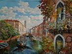 Ernesto Rispoli (1948) - Canale di Venezia, Antiek en Kunst