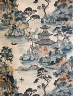 Exclusief oosters textiel met pagode - 280x280cm - Japan