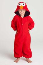 Onesie Elmo Pak Kind Kostuum 146-152 Rood Elmopak Jumpsuit P, Ophalen of Verzenden, Nieuw