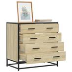 vidaXL Ladekast 70x41x70 cm bewerkt hout sonoma eikenkleurig, Kinderen en Baby's, Kinderkamer | Commodes en Kasten, Verzenden