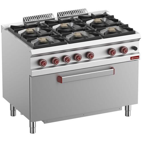 Diamond Fornuis 6 Branders | Maxi Gasoven | 1100x700x850/920, Zakelijke goederen, Horeca | Keukenapparatuur, Nieuw in verpakking