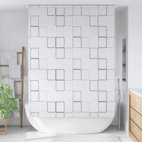 vidaXL Rolgordijn voor douche 160x240 cm vierkant, Huis en Inrichting, Badkamer | Badtextiel en Accessoires, Wit, Nieuw, Verzenden