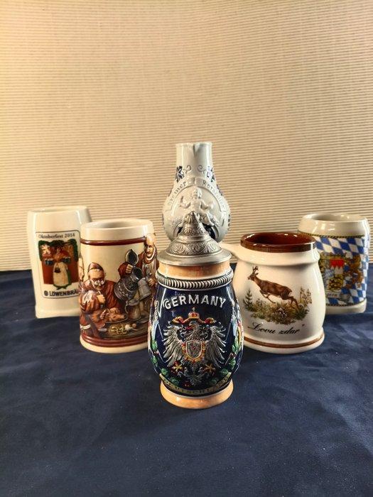 Gerz - Bierpul (6) - Geglazuurde en glazuurde keramiek +, Antiek en Kunst, Antiek | Speelgoed