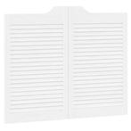 Paar Salondeuren 80x100 Wit | Retourdeal | 42% Korting, Doe-het-zelf en Verbouw, 80 tot 100 cm, Overige typen, Minder dan 200 cm