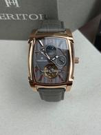 Heritor - Valentin Automatic Open Heart - Rose Gold/Grey -, Nieuw