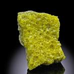 Gratis verzending! Glanzende zwavel Kristallen op matrix -, Verzamelen, Mineralen en Fossielen