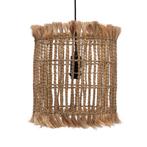 De Abaca Bird Cage Hanglamp - Naturel - M, Nieuw, Verzenden
