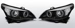 Koplampen Angel Eyes |BMW 5 Series E60/E61 2003-2004 | zwart, Verzenden, Nieuw, BMW