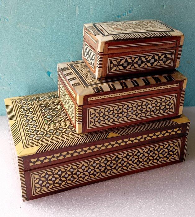 Emiel Veranneman - Sieradendoos (3) - hard hout - Intarsie, Antiek en Kunst, Curiosa en Brocante