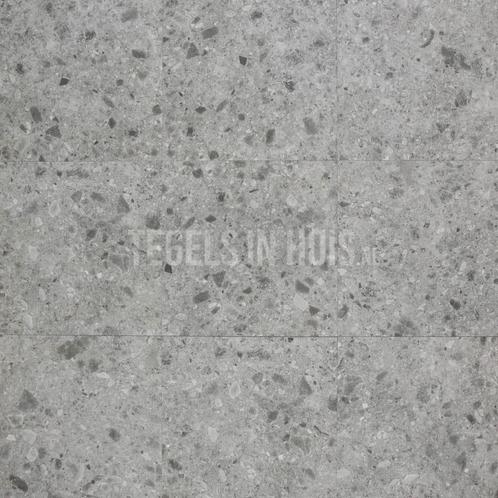 Vloertegel / wandtegel g-stone terrazzo licht grijs 60x60, Doe-het-zelf en Verbouw, Tegels, Vloertegels, Nieuw, 10 m² of meer