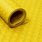 Rubber loper / rubbermat op rol Noppen 3mm geel - Breedte, Verzenden, Nieuw