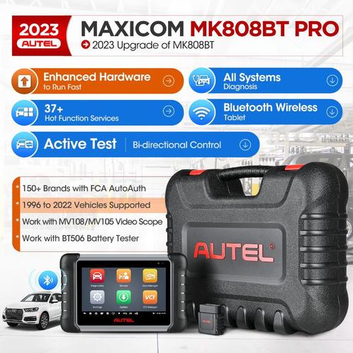 Autel MK808 BT universeel obd tester uitleesapparaat auto, Auto-onderdelen, Elektronica en Kabels, Nieuw, Verzenden