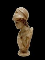 Figuur - Carrara-marmo stof, Antiek en Kunst