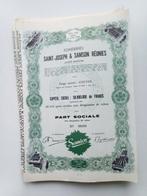 België. 100 PCs Historical Shares Fonderies Saint-Joseph &