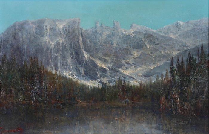 Willem Imandt (1882-1967) - Bergketen in Italië, Antiek en Kunst, Kunst | Schilderijen | Modern