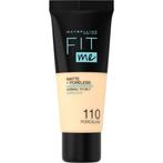 Maybelline New York Fit Me Matte & Poreless 110 Porcelain, Verzenden, Nieuw, Make-up