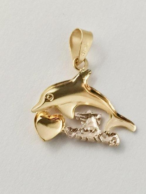 Zonder Minimumprijs - Hanger - 18 karaat Geel goud, Sieraden, Tassen en Uiterlijk, Antieke sieraden