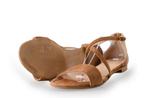 Manfield Sandalen in maat 36 Beige | 10% extra korting, Verzenden, Beige, Sandalen of Muiltjes, Zo goed als nieuw