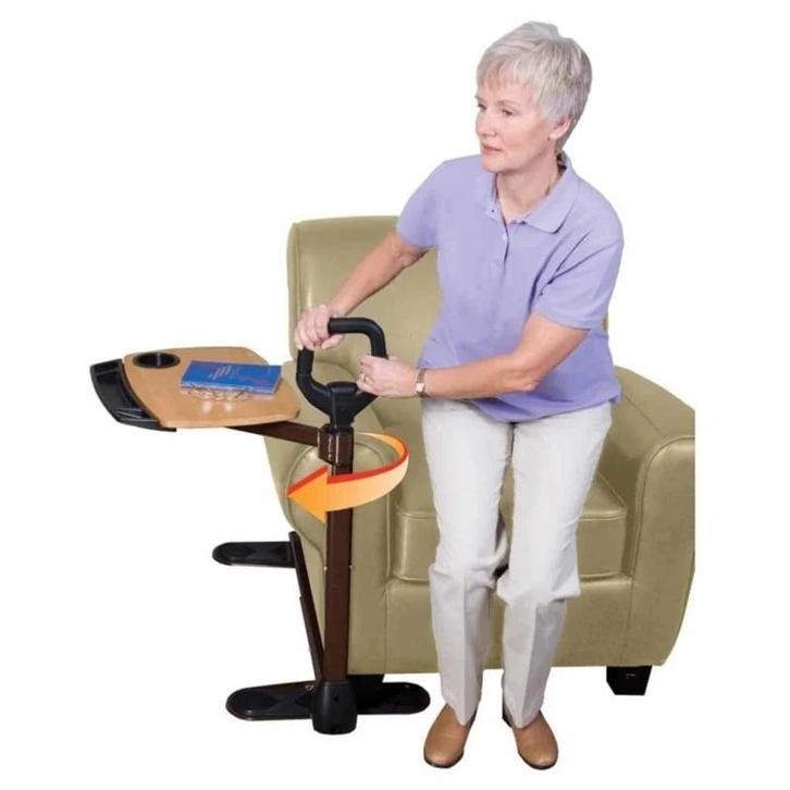 Draaibare tafeltje met sta-op handvat, Diversen, Verpleegmiddelen, Ophalen of Verzenden