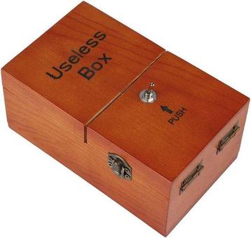 2dekans | Nutteloze doos - Machine - Hout - Dont touch box - beschikbaar voor biedingen