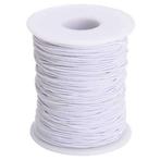 250 meter Elastisch Touw - 3 mm - Spandex (soft) - WIT - ela, Hobby en Vrije tijd, Ophalen of Verzenden, Nieuw, Materiaal