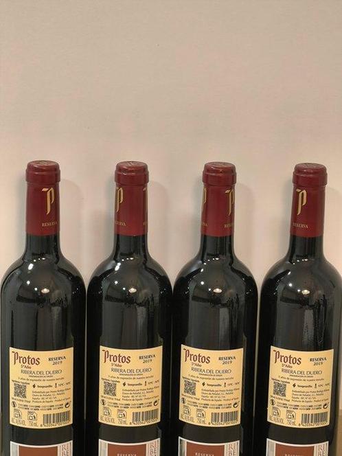 Protos 5º Año - Ribera del Duero Reserva - 4 Flessen (0.75, Verzamelen, Wijnen
