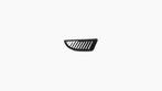 Mitsubishi Colt  Grilledeel Zwart 3 Deurs (Links), Nieuw