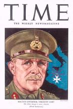 Cover Time Magazine1942 met John Vereker (lijst optie), Verzamelen, Militaria | Tweede Wereldoorlog, Verzenden, Foto of Poster