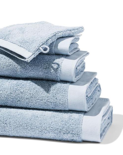 HEMA Handdoeken - hotel extra zacht ijsblauw, Huis en Inrichting, Badkamer | Badtextiel en Accessoires, Nieuw, Verzenden