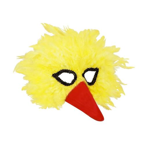 Vogel Masker Geel, Hobby en Vrije tijd, Feestartikelen, Nieuw, Verzenden