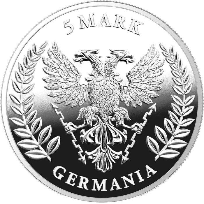 Duitsland. 5 Mark 2024  Germania  1 Oz (.999) (Zonder, Postzegels en Munten, Munten | Europa | Niet-Euromunten