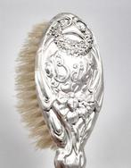 Antique Art Nouveau sterling silver Baby hairbrush,