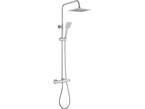 Atlantic Asher regendouche (Chroom) - Vierkant - Met, Huis en Inrichting, Woonaccessoires | Overige, Zo goed als nieuw, Verzenden
