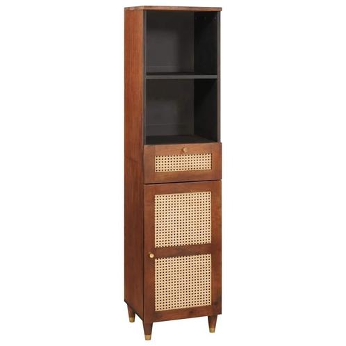vidaXL Dressoir met lade met plank met opslag Bruin 38 x, Huis en Inrichting, Tafels | Kaptafels, Nieuw, Verzenden