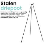 Meyerhoff stalen driepoot ketelstandaard 1.2m voor boven het, Ophalen of Verzenden, Nieuw