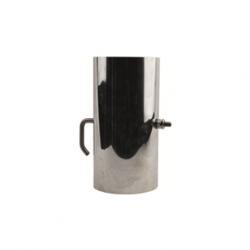 Enkelwandig rookkanaal 125mm 250mm pijp met klep, Huis en Inrichting, Kachels, Ophalen of Verzenden