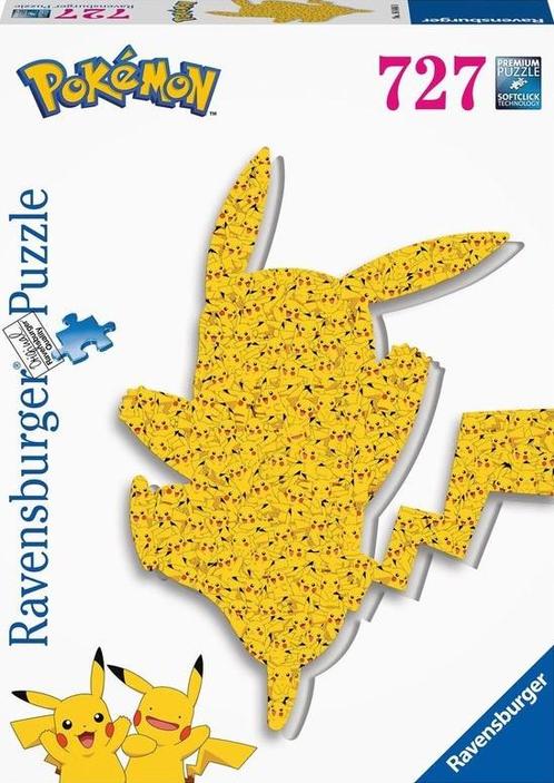 Shaped Pikachu Puzzel (727 stukjes) | Ravensburger - Puzzels, Hobby en Vrije tijd, Denksport en Puzzels, Nieuw, Verzenden