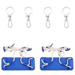 vidaXL Schommelzitjes met touw 2 st 38x16 cm polyetheen, Verzenden, Nieuw