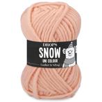 DROPS Snow Uni Colour - 110 licht perzik - Wol Garen, Ophalen of Verzenden, Nieuw