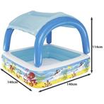 Bestway Kinderzwembad met Luifel - 140x140x114 cm - Perfe..., Watersport en Boten, Ophalen of Verzenden, Nieuw