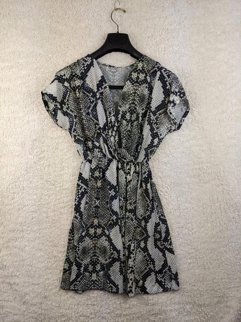 Snakeskin print wrap dress, Kleding | Dames, Jurken, Nieuw, Verzenden